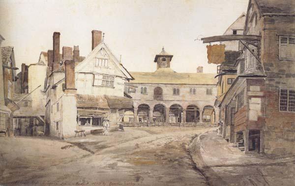 Cornelius Varley Ross Market Place,Herefordshire a sketch on the spot (mk47) Germany oil painting art